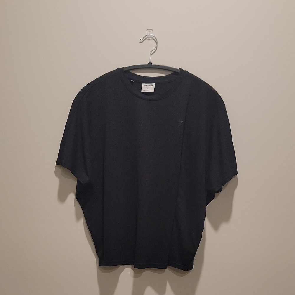 Gymshark Black Short Sleeve Flowy Tee